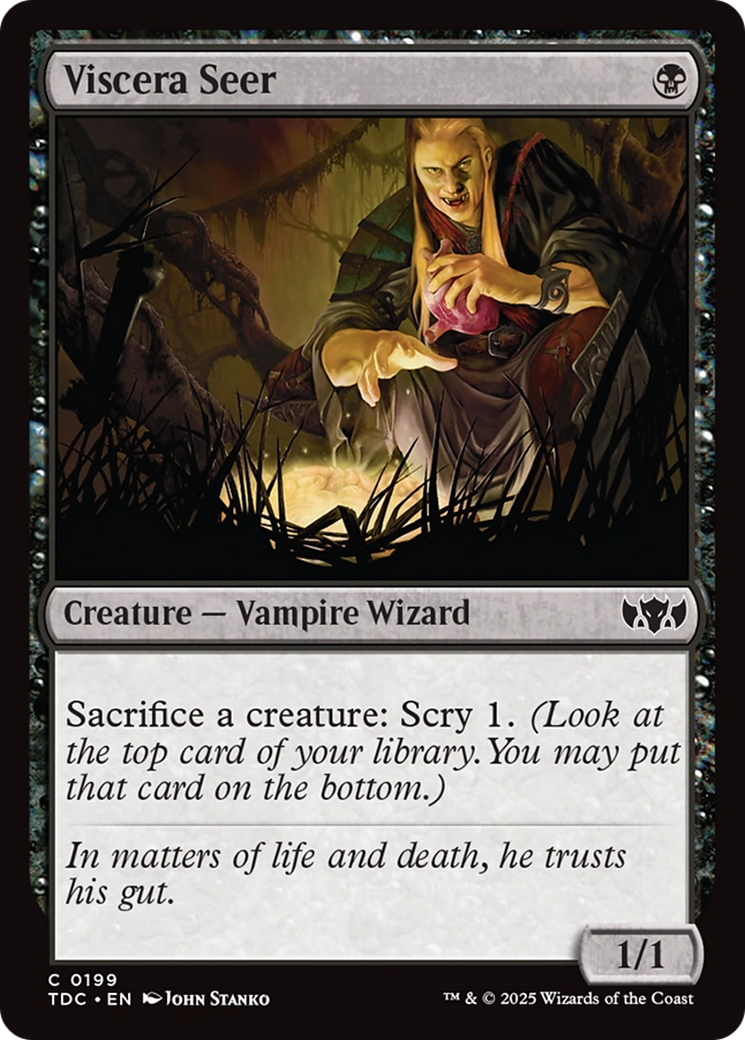 Viscera Seer [Tarkir: Dragonstorm Commander] | Game Master's Emporium (The New GME)