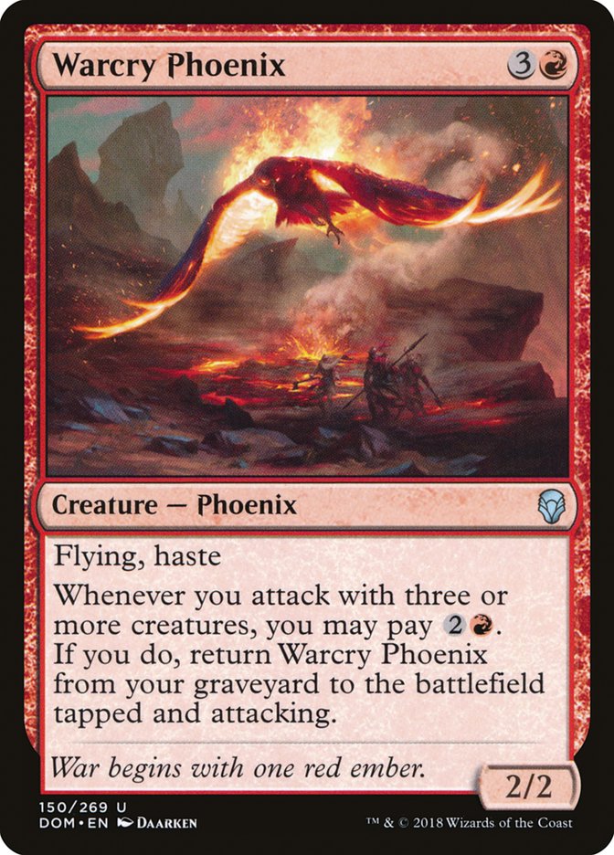 Warcry Phoenix [Dominaria] | Game Master's Emporium (The New GME)