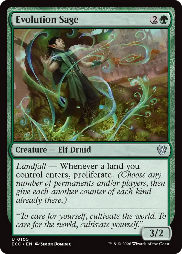 Evolution Sage [Lorwyn Eclipsed Commander] | Game Master's Emporium (The New GME)
