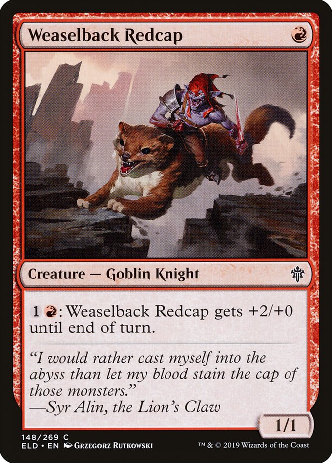 Weaselback Redcap [Throne of Eldraine] | Game Master's Emporium (The New GME)