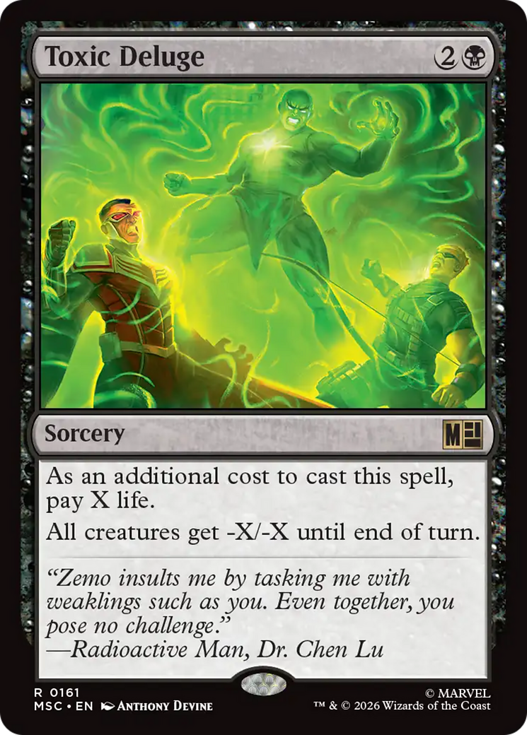 Toxic Deluge [Marvel Super Heroes Commander] | Game Master's Emporium (The New GME)