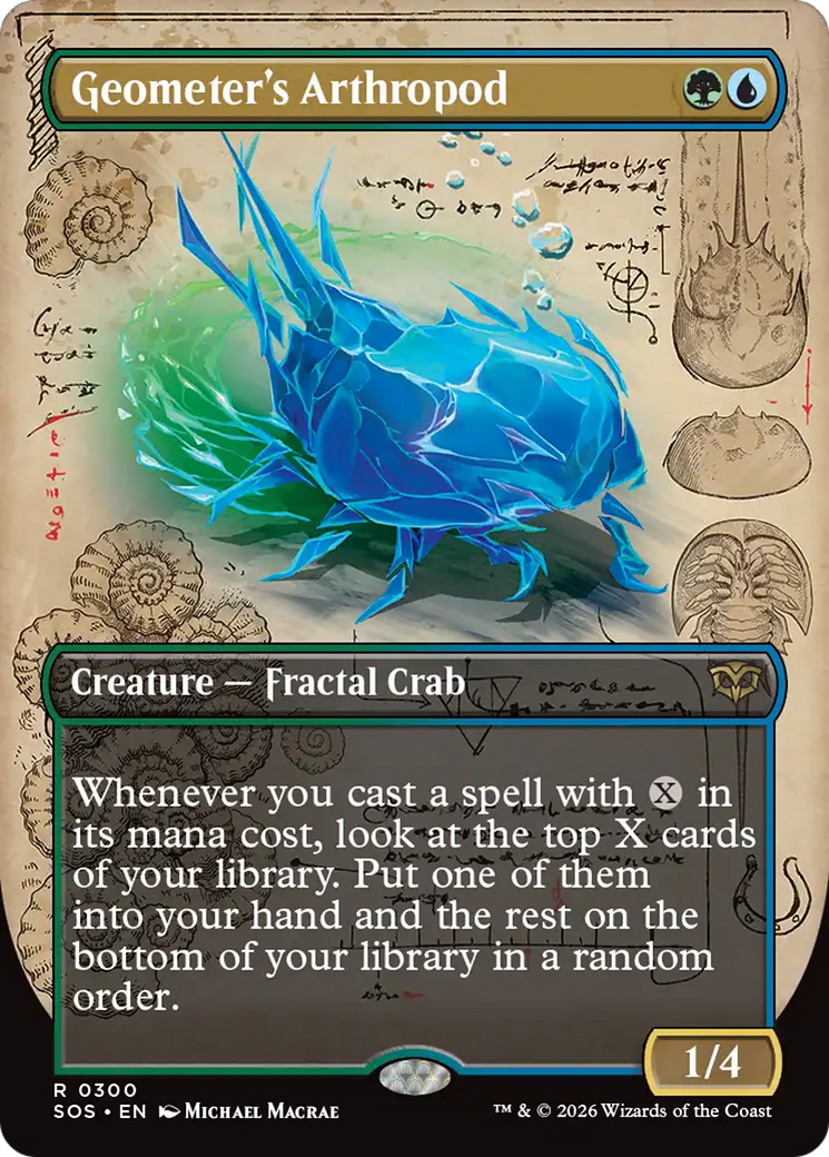 Geometer's Arthropod (Borderless) [Secrets of Strixhaven] | Game Master's Emporium (The New GME)