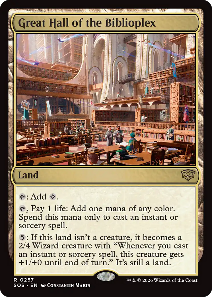 Great Hall of the Biblioplex [Secrets of Strixhaven] | Game Master's Emporium (The New GME)