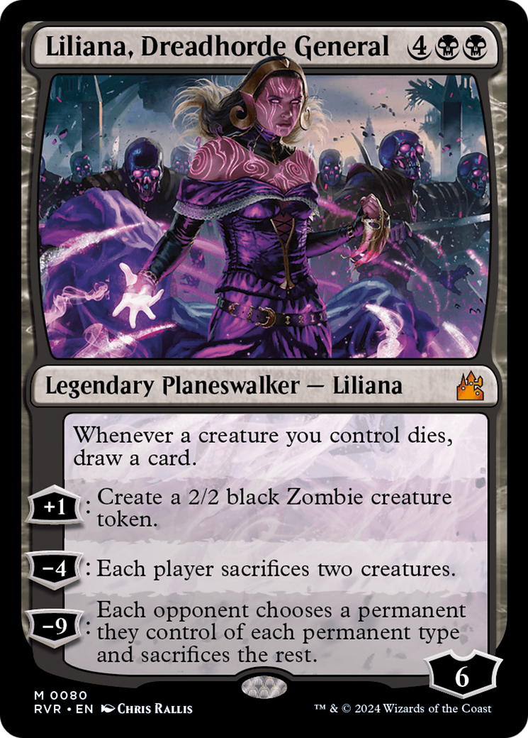 Liliana, Dreadhorde General [Ravnica Remastered] | Game Master's Emporium (The New GME)
