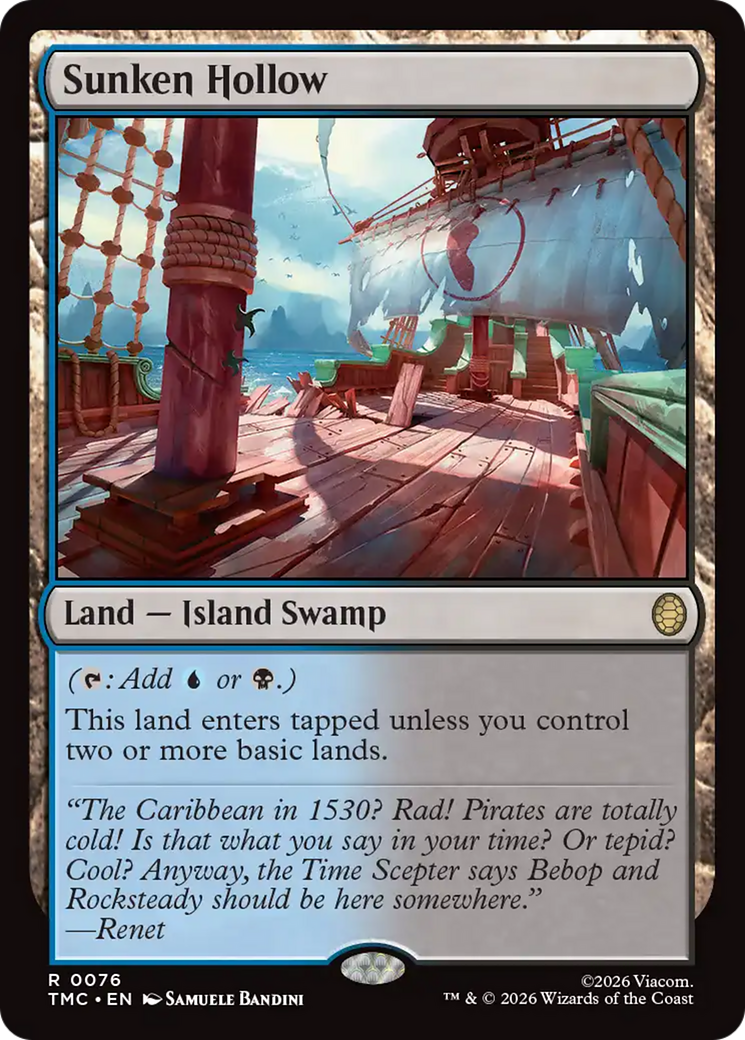 Sunken Hollow [Teenage Mutant Ninja Turtles Commander] | Game Master's Emporium (The New GME)