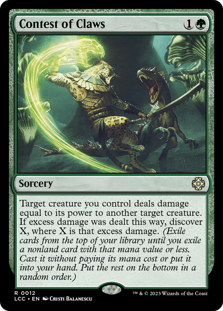 Contest of Claws [The Lost Caverns of Ixalan Commander] | Game Master's Emporium (The New GME)