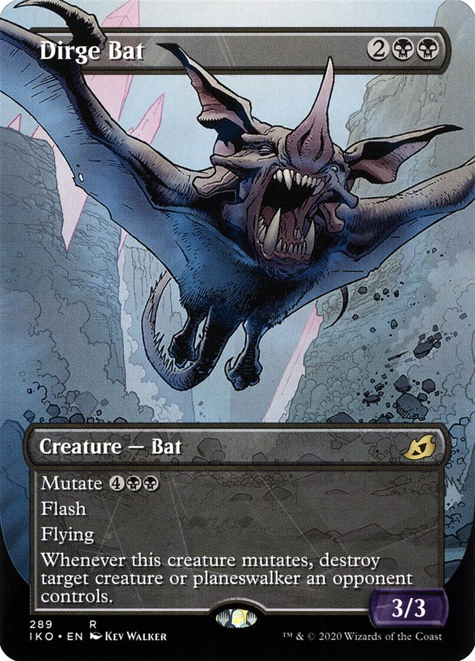 Dirge Bat (Showcase) [Ikoria: Lair of Behemoths] | Game Master's Emporium (The New GME)