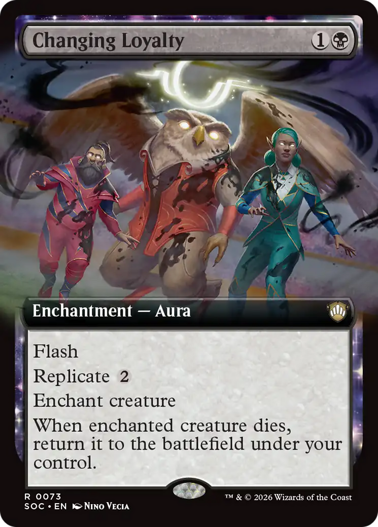 Changing Loyalty (Extended Art) [Secrets of Strixhaven Commander] | Game Master's Emporium (The New GME)