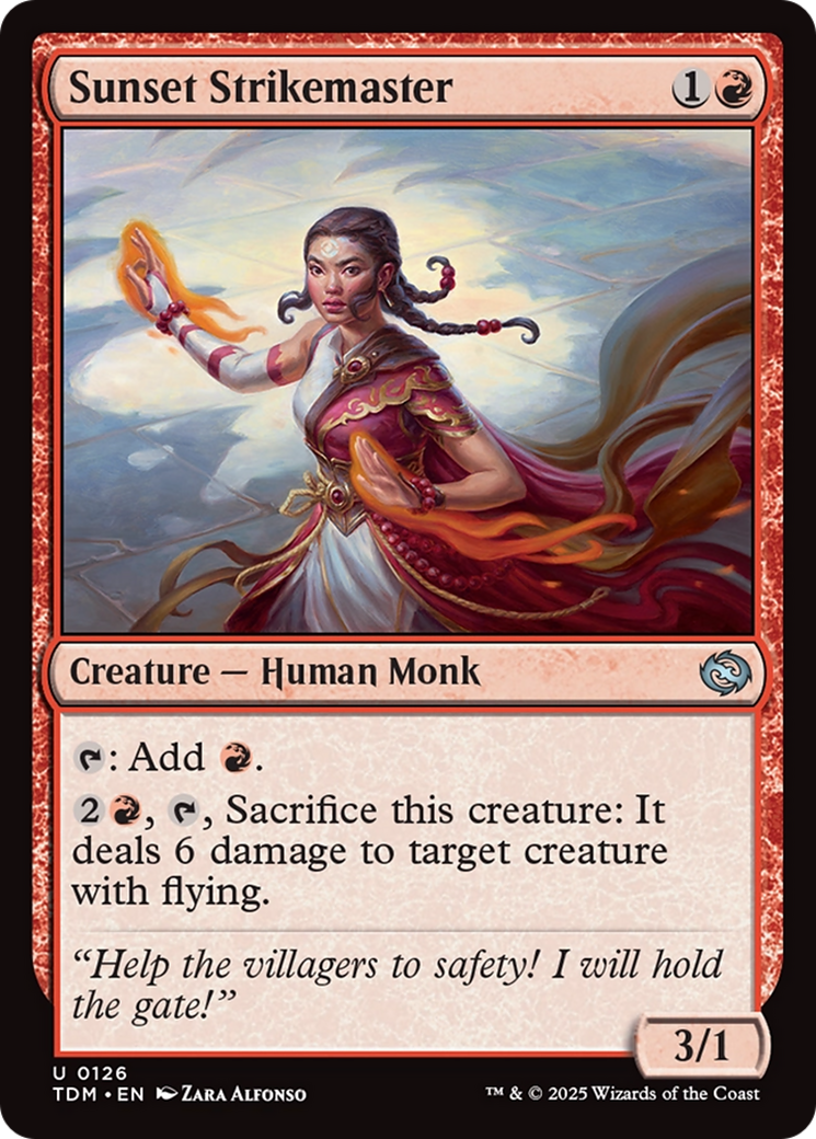 Sunset Strikemaster [Tarkir: Dragonstorm] | Game Master's Emporium (The New GME)