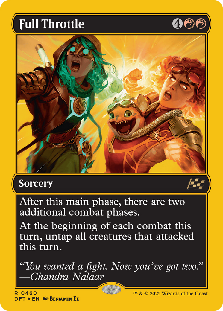 Full Throttle (First-Place Foil) [Aetherdrift] | Game Master's Emporium (The New GME)