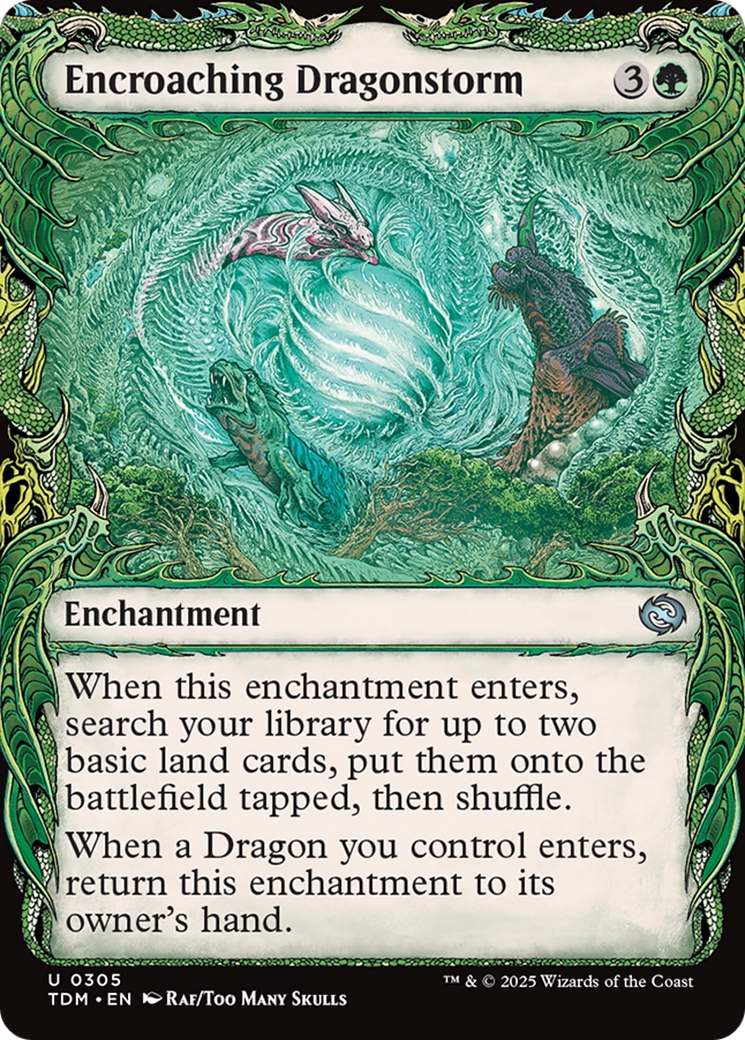 Encroaching Dragonstorm (Showcase) [Tarkir: Dragonstorm] | Game Master's Emporium (The New GME)