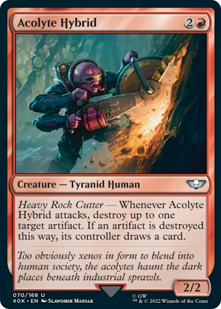 Acolyte Hybrid (Surge Foil) [Warhammer 40,000] | Game Master's Emporium (The New GME)