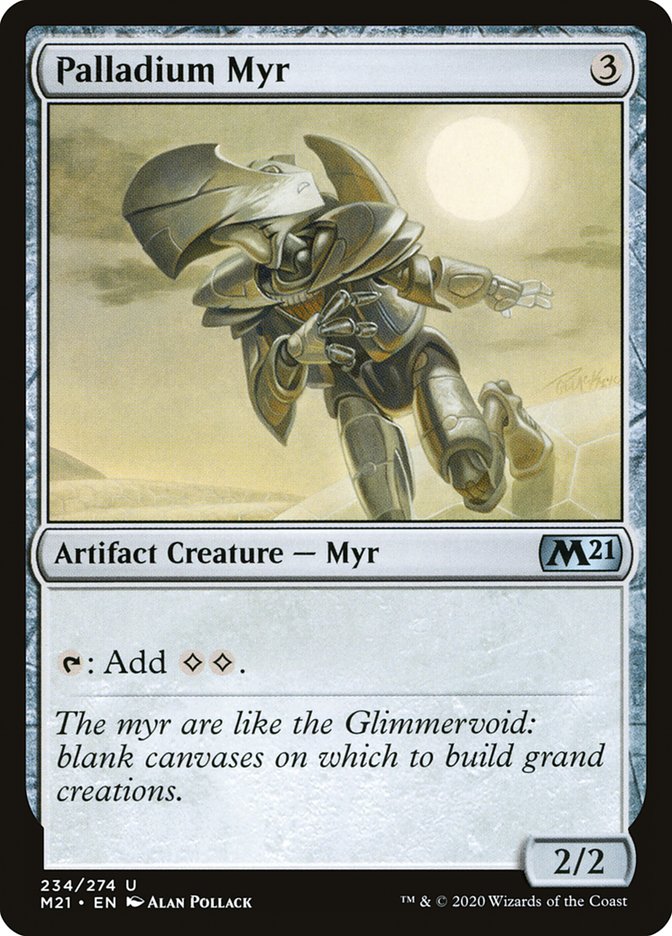 Palladium Myr [Core Set 2021] | Game Master's Emporium (The New GME)
