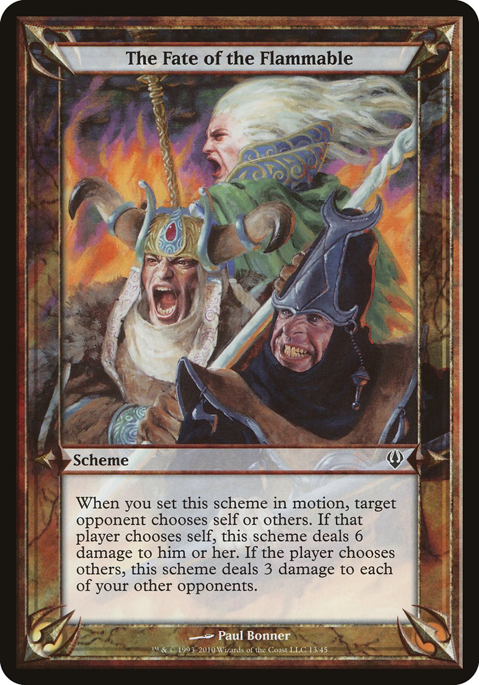 The Fate of the Flammable (Schemes) [Archenemy Schemes] | Game Master's Emporium (The New GME)
