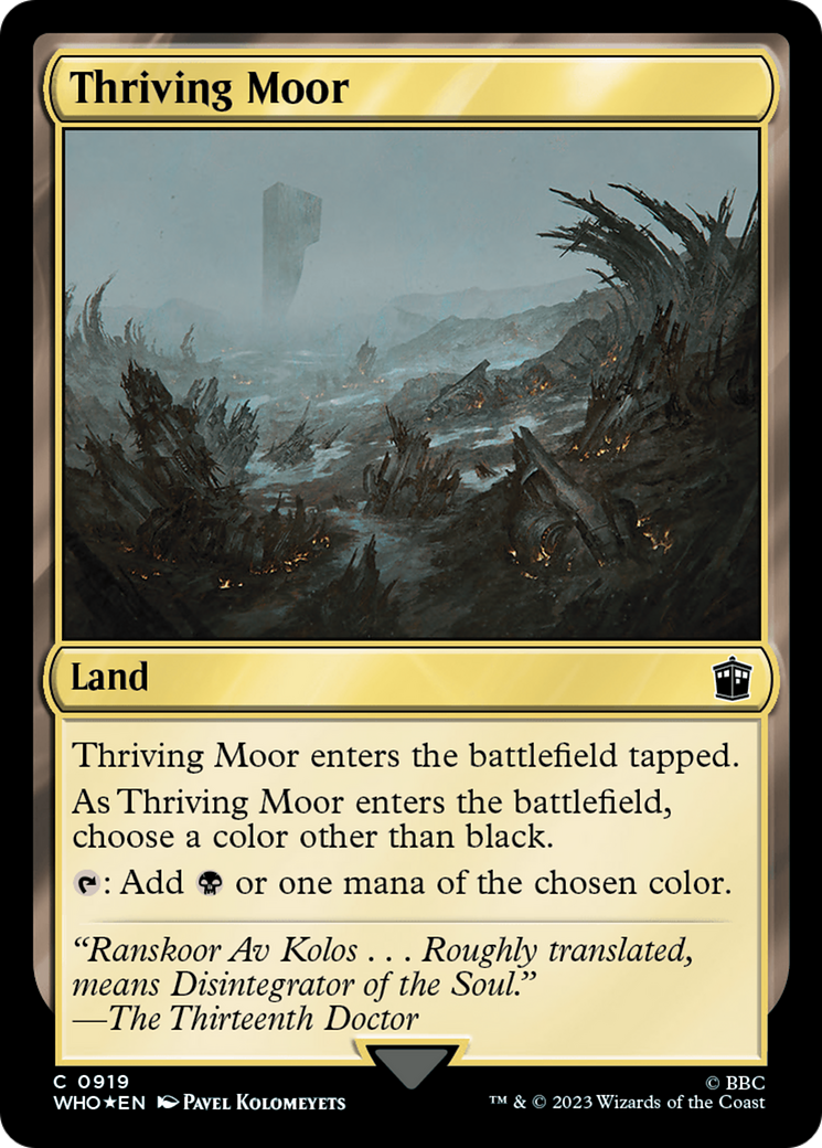 Thriving Moor (Surge Foil) [Doctor Who] | Game Master's Emporium (The New GME)