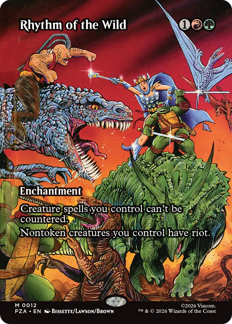 Rhythm of the Wild (Borderless) [Teenage Mutant Ninja Turtles Eternal-Legal] | Game Master's Emporium (The New GME)