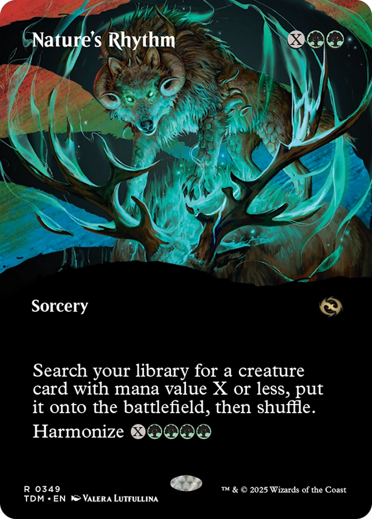 Nature's Rhythm (Borderless) [Tarkir: Dragonstorm] | Game Master's Emporium (The New GME)