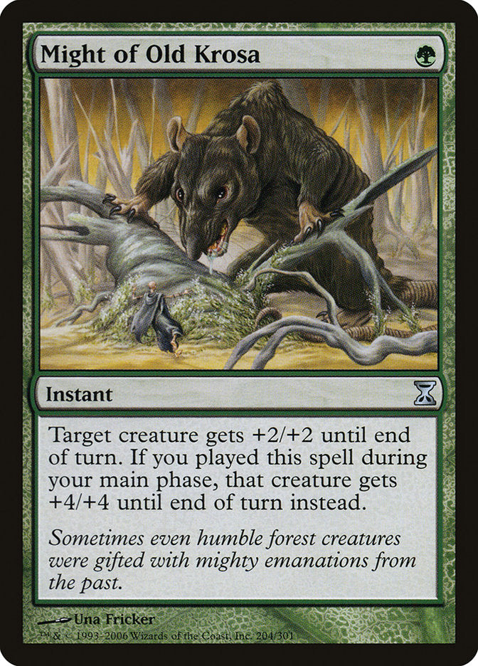 Might of Old Krosa [Time Spiral] | Game Master's Emporium (The New GME)