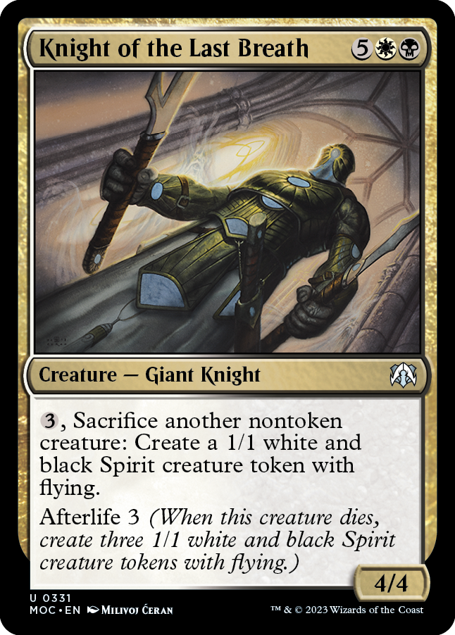 Knight of the Last Breath [March of the Machine Commander] | Game Master's Emporium (The New GME)