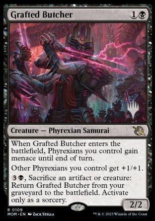 Grafted Butcher (Promo Pack) [March of the Machine Promos] | Game Master's Emporium (The New GME)