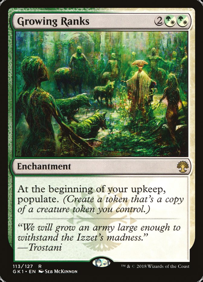 Growing Ranks [Guilds of Ravnica Guild Kit] | Game Master's Emporium (The New GME)