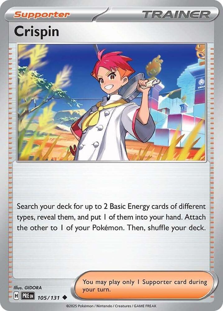 Crispin (105/131) [Scarlet & Violet: Prismatic Evolutions] | Game Master's Emporium (The New GME)