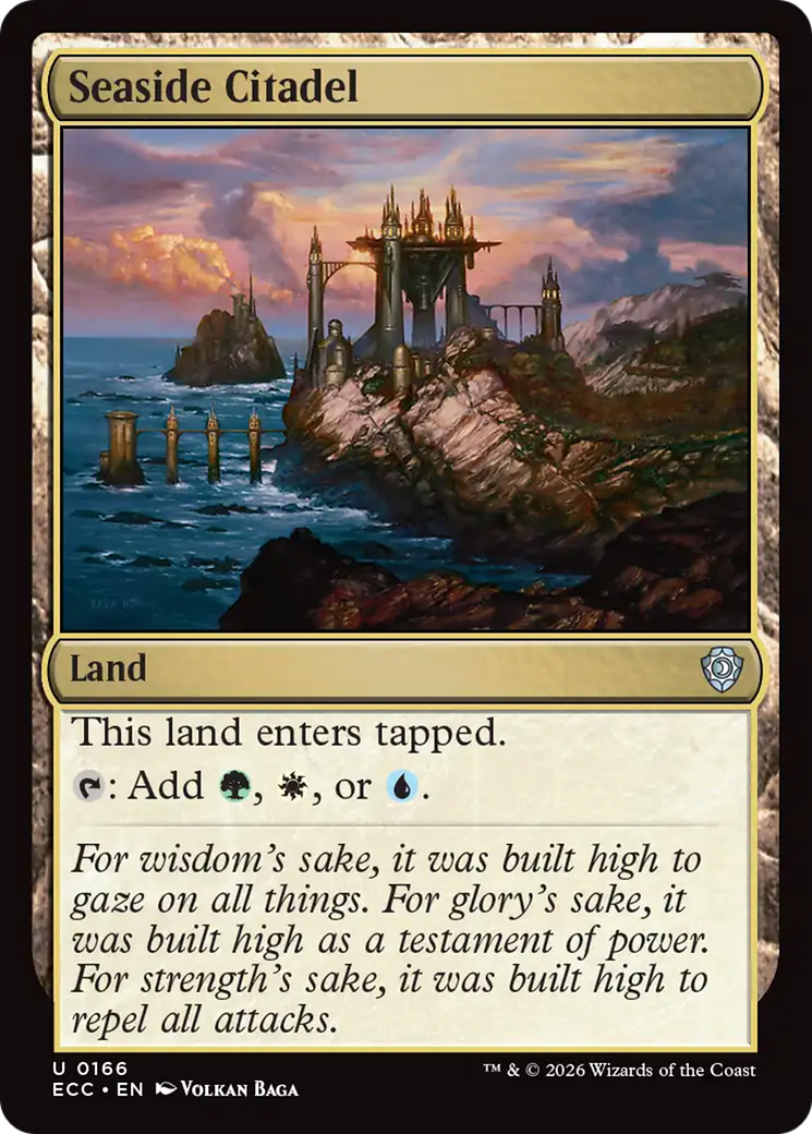 Seaside Citadel [Lorwyn Eclipsed Commander] | Game Master's Emporium (The New GME)