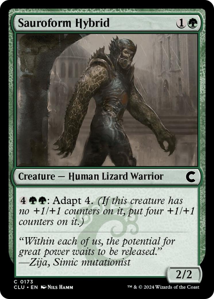 Sauroform Hybrid [Ravnica: Clue Edition] | Game Master's Emporium (The New GME)