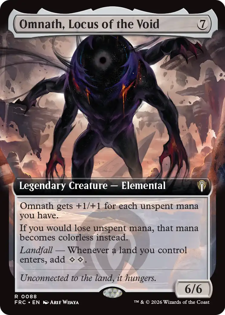 Omnath, Locus of the Void (Extended Art) [Reality Fracture Commander] | Game Master's Emporium (The New GME)