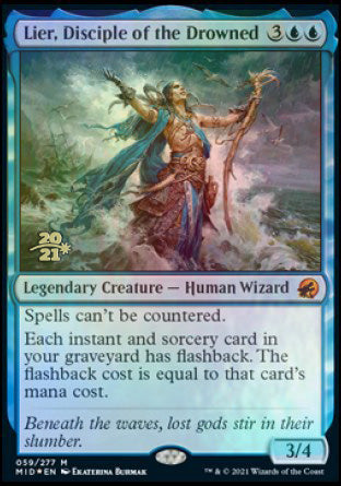 Lier, Disciple of the Drowned [Innistrad: Midnight Hunt Prerelease Promos] | Game Master's Emporium (The New GME)