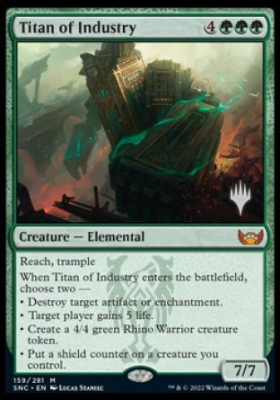 Titan of Industry (Promo Pack) [Streets of New Capenna Promos] | Game Master's Emporium (The New GME)