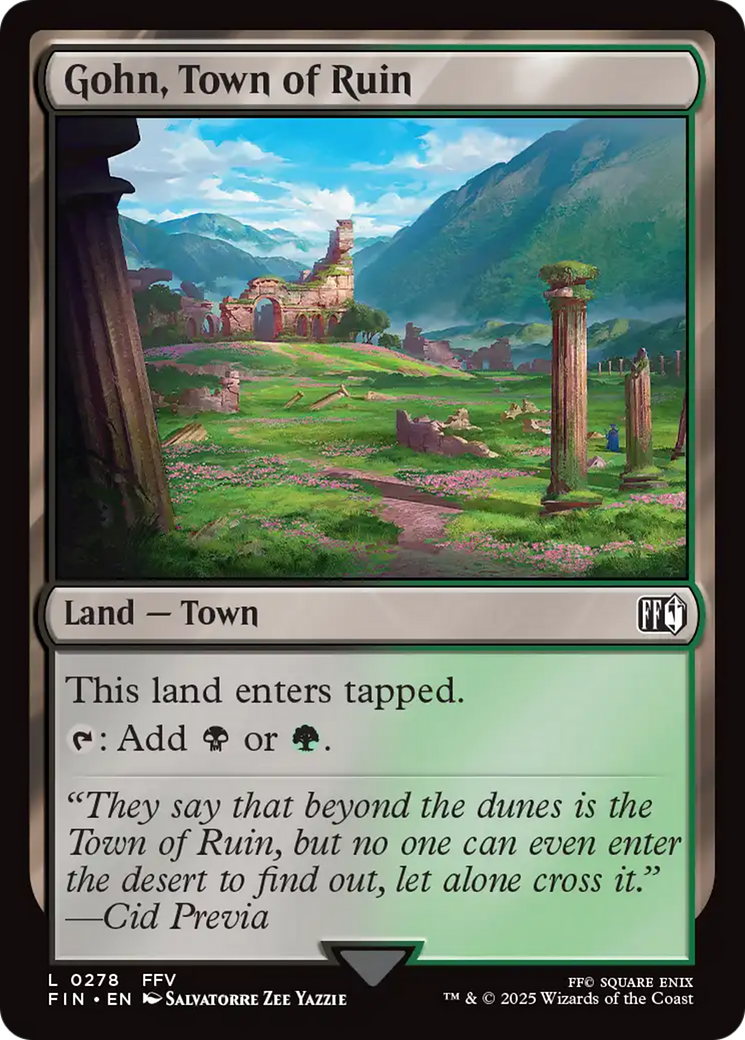 Gohn, Town of Ruin [FINAL FANTASY] | Game Master's Emporium (The New GME)