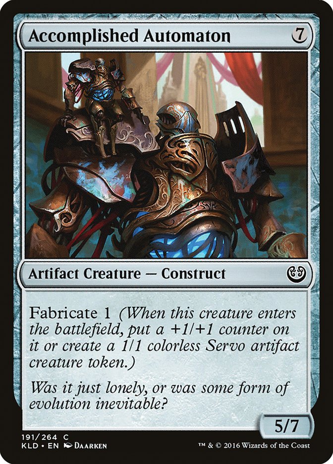Accomplished Automaton [Kaladesh] | Game Master's Emporium (The New GME)