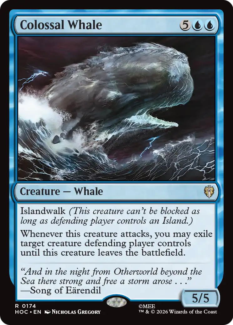 Colossal Whale [The Hobbit: Eternal-Legal] | Game Master's Emporium (The New GME)