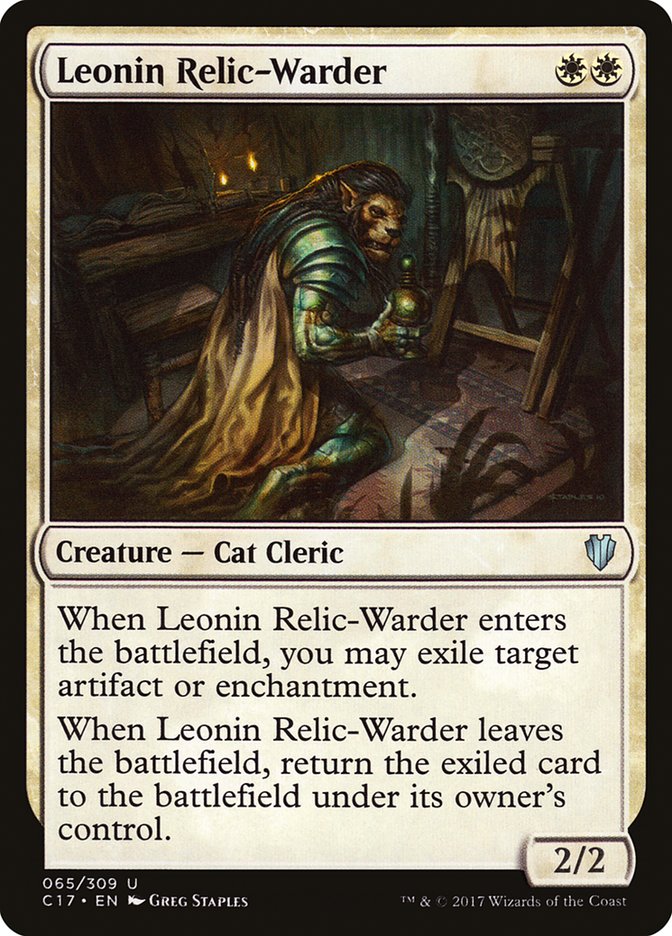 Leonin Relic-Warder [Commander 2017] | Game Master's Emporium (The New GME)