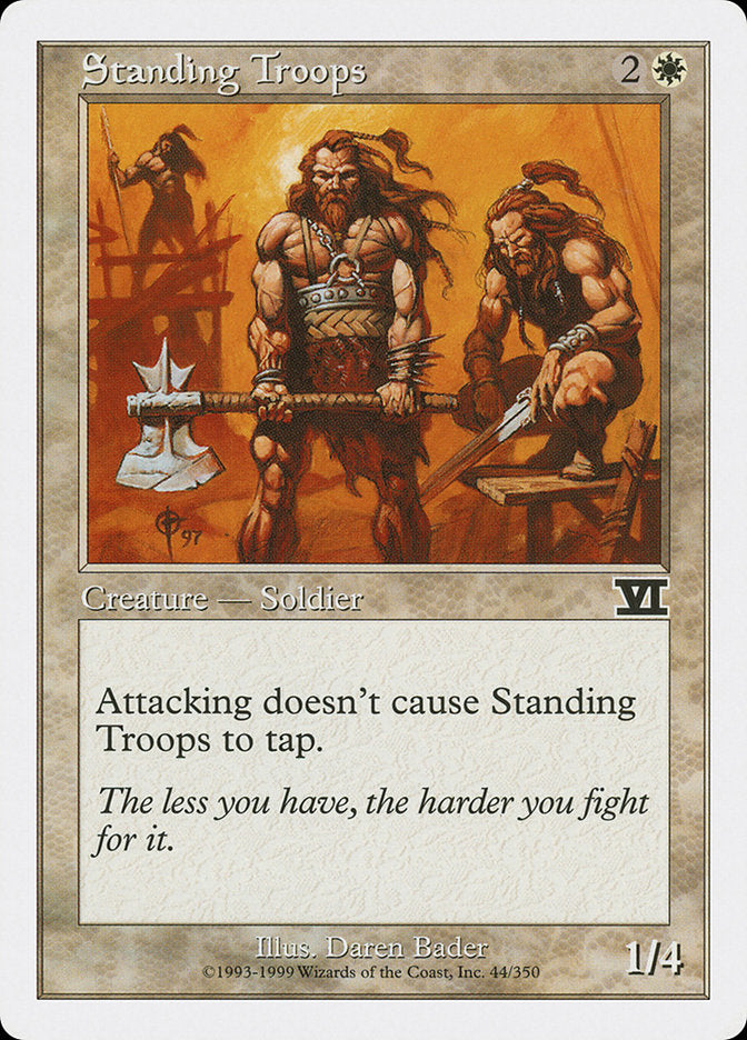 Standing Troops [Classic Sixth Edition] | Game Master's Emporium (The New GME)