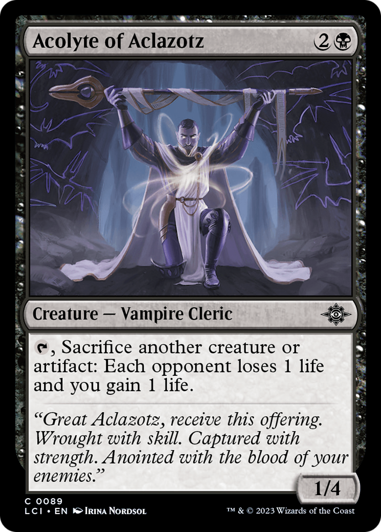 Acolyte of Aclazotz [The Lost Caverns of Ixalan] | Game Master's Emporium (The New GME)