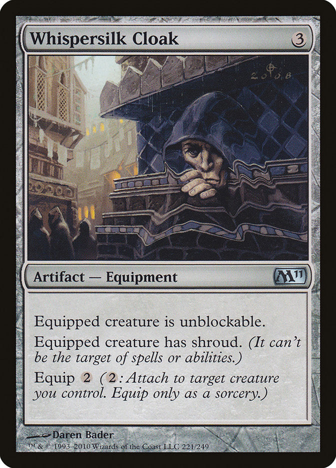Whispersilk Cloak [Magic 2011] | Game Master's Emporium (The New GME)