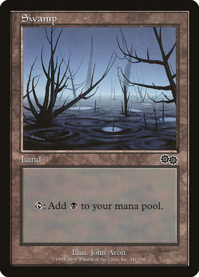 Swamp (341) [Urza's Saga] | Game Master's Emporium (The New GME)