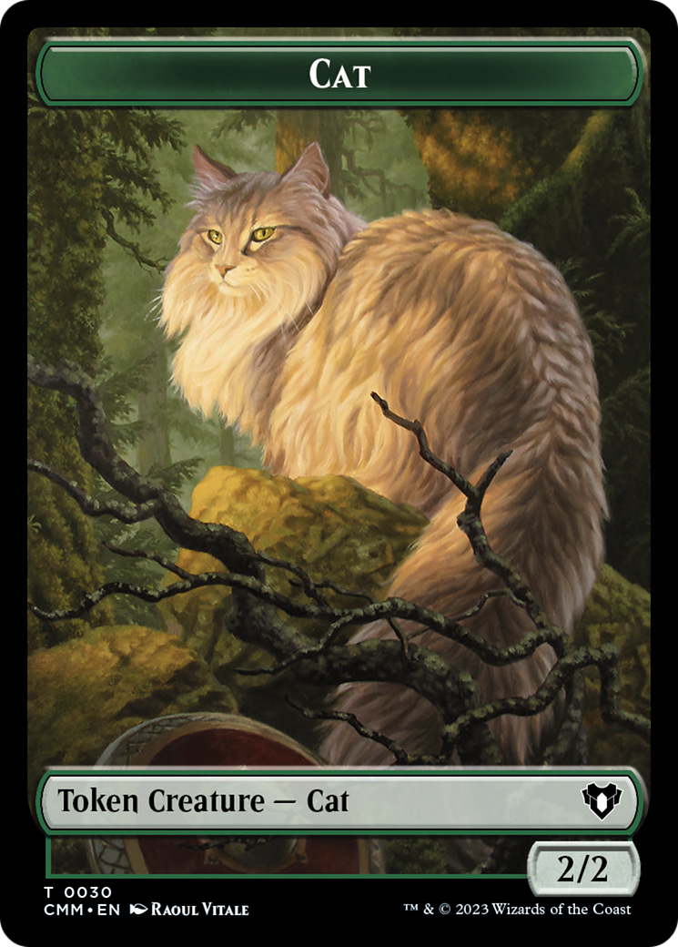 Cat Token (30) [Commander Masters Tokens] | Game Master's Emporium (The New GME)
