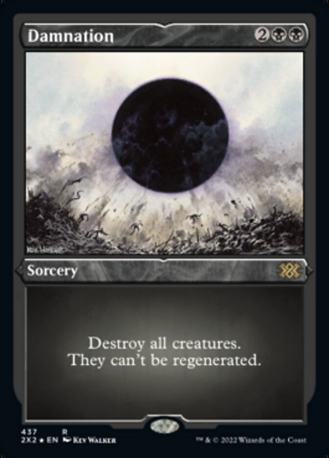 Damnation (Foil Etched) [Double Masters 2022] | Game Master's Emporium (The New GME)