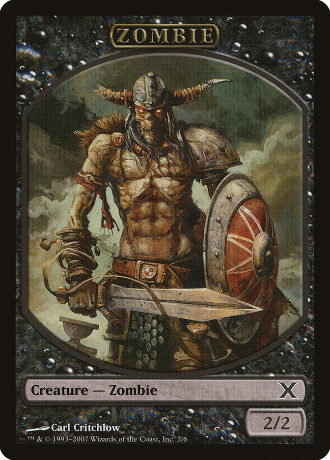 Zombie Token [Tenth Edition Tokens] | Game Master's Emporium (The New GME)