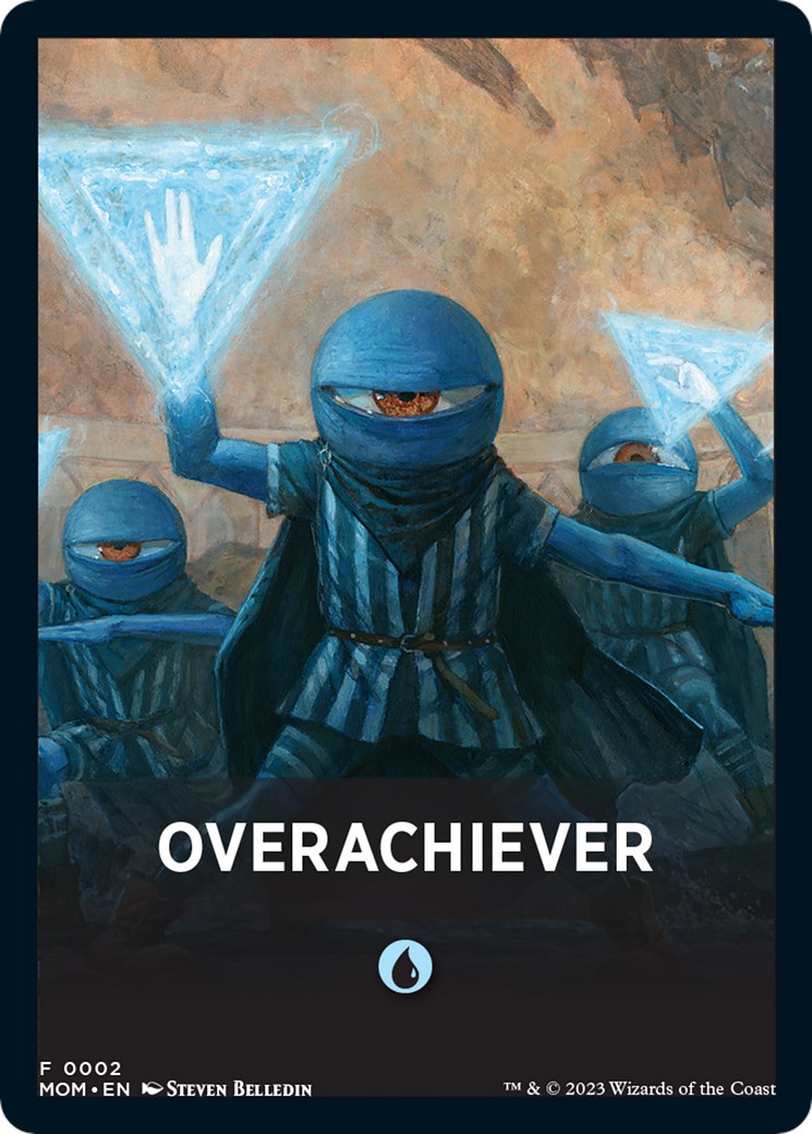 Overachiever Theme Card [March of the Machine Tokens] | Game Master's Emporium (The New GME)