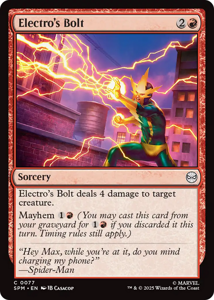 Electro's Bolt [Marvel's Spider-Man] | Game Master's Emporium (The New GME)