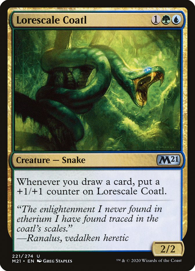 Lorescale Coatl [Core Set 2021] | Game Master's Emporium (The New GME)