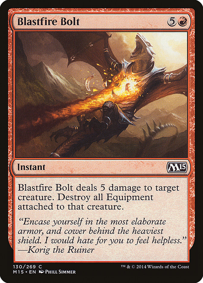 Blastfire Bolt [Magic 2015] | Game Master's Emporium (The New GME)