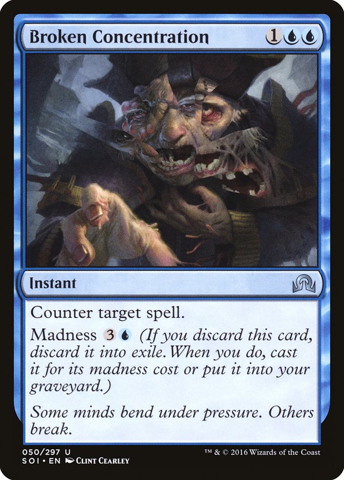 Broken Concentration [Shadows over Innistrad] | Game Master's Emporium (The New GME)