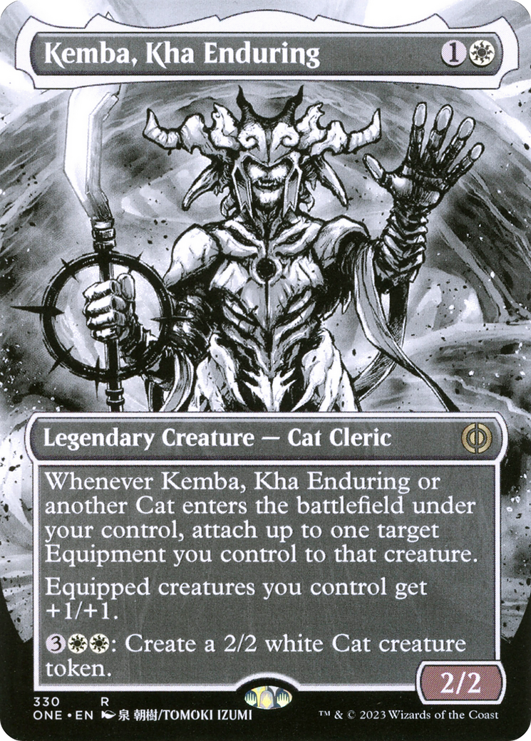 Kemba, Kha Enduring (Borderless Manga) [Phyrexia: All Will Be One] | Game Master's Emporium (The New GME)