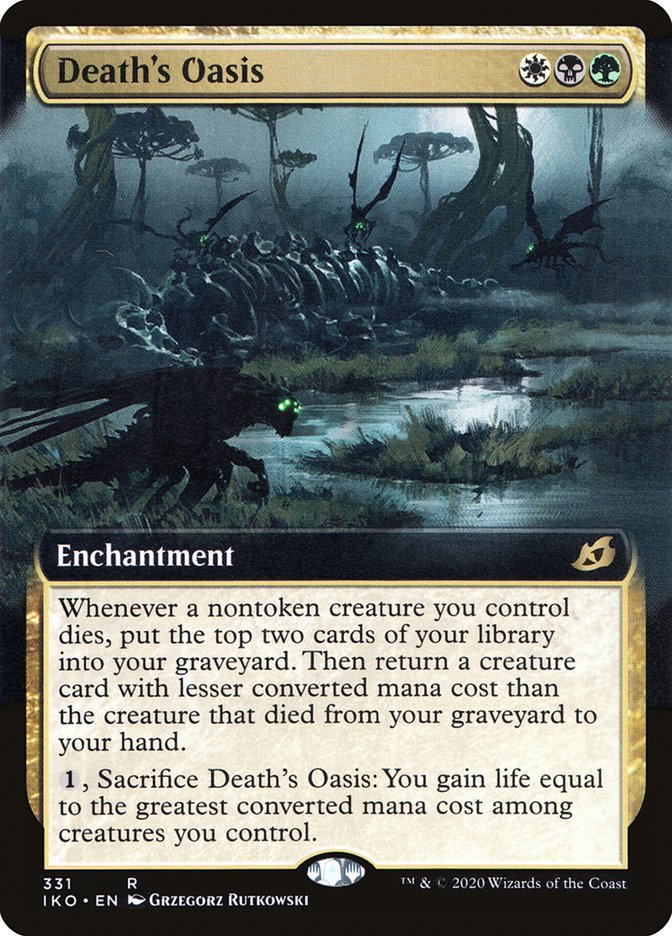 Death's Oasis (Extended Art) [Ikoria: Lair of Behemoths] | Game Master's Emporium (The New GME)