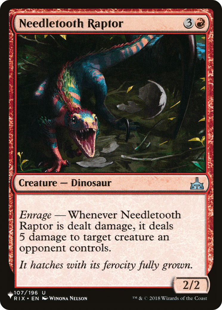 Needletooth Raptor [The List Reprints] | Game Master's Emporium (The New GME)